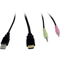 Inter-Tech AS-22HA HDMI KVM-switch Zwart - thumbnail
