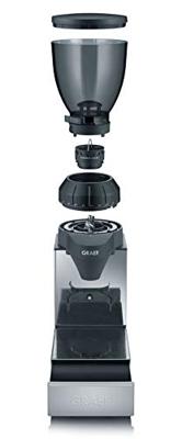 Graef CM850EU CM850EU Koffiemolen RVS, Zwart Stalen kegelmaalwerk - thumbnail