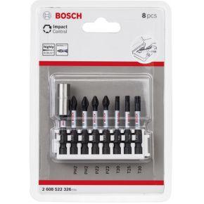 Bosch Accessoires 8-Delige Impact control bitset - 2608522326 - 2608522326