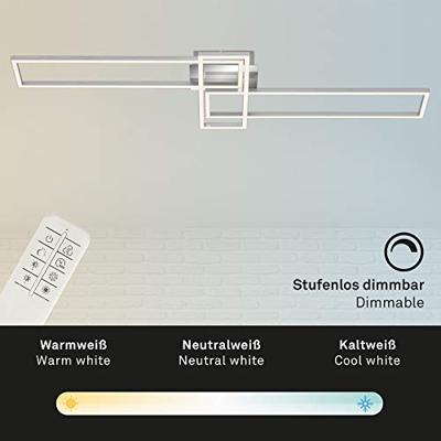 Briloner Plafondlamp (3-voudig rechthoekig (chroom))