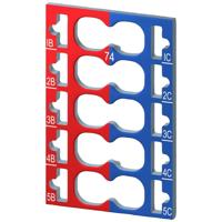 Siemens 6ES71936CP742AA0 6ES7193-6CP74-2AA0 PLC-kleurcoderingschild - thumbnail