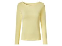esmara Dames longsleeve (Geel, M (40/42)) - thumbnail
