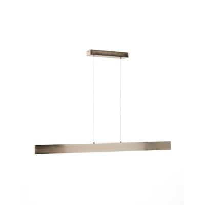 Kave Home Hanglamp 'Boadella' LED-balk, 100cm, kleur Zilver