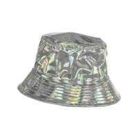 Vissershoedje bling zilver - thumbnail