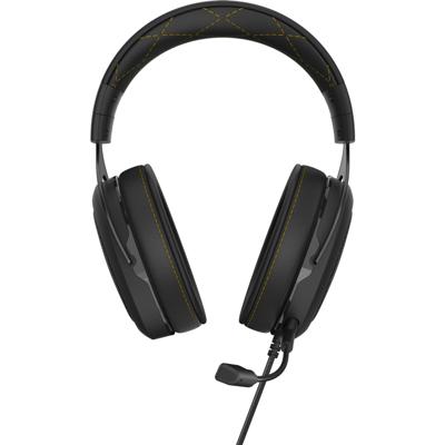 Corsair HS60 PRO STEREO Headset Hoofdband Zwart, Geel
