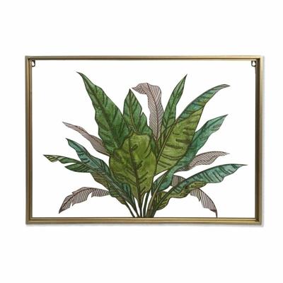 Canvas DKD Home Decor Tropisch Blad van een plant (80 x 3 x 60 cm) Canvas DKD Home Decor Tropisch Blad van een plant (80 x 3 x 60 cm)