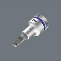 Wera 8740 C HF Zyklop Bit/dop-combinatie met Vasthoudfunctie met 1/2" Aandrijving , 7.0 x 140 mm - 1 stuk(s) - 05003843001 - thumbnail