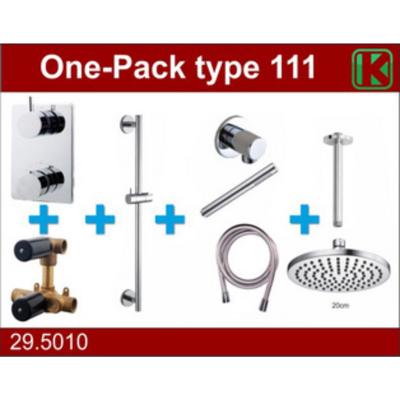 Wiesbaden one-pack inbouwthermostaatset type 111 (20 cm )