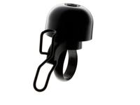 Widek fietsbel bel paperclip xxl all black op kaart - thumbnail