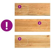 VidaXL Vensterbanken 2 st 70x30x2 cm massief eikenhout lichtbruin - thumbnail