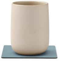 LIND DNA - Glass Mat Square - Onderzetter 10cm Nupo Light Blue - thumbnail