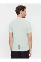 EA7 Emporio Armani Basic Logo T-Shirt Heren Lichtgroen - Maat L - Kleur: Groen | Soccerfanshop - thumbnail