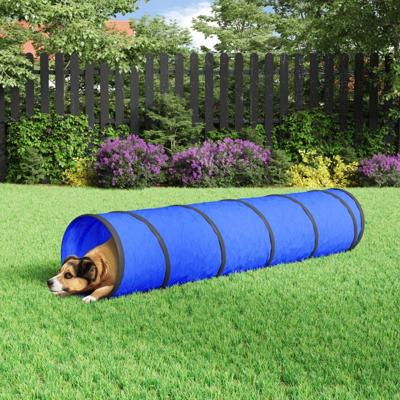 VidaXL Hondentunnel ø 40 x 200 cm polyester blauw VidaXL Hondentunnel ø 40 x 200 cm polyester blauw
