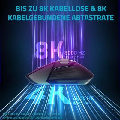 Rapoo VT0Mini 4K+8K Draadloze Gaming Muis Zwart Rapoo VT0Mini 4K+8K Draadloze Gaming Muis Zwart