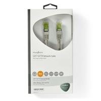 Nedis CCBW85420GY10 Cat7-kabel S/ftp Rj45 Male Rj45 Male 1.0 M Rond Lszh Grijs Window Box - thumbnail