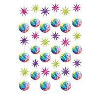 Hangdecoratie Swirls Stars Discoballen - thumbnail