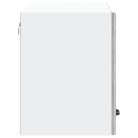 Keukenwandkast Lucca bewerkt hout grijs sonoma eikenkleur - thumbnail