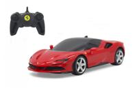 JAMARA RC auto Ferrari SF90 Stradale 16,5 cm rood 2 delig - thumbnail