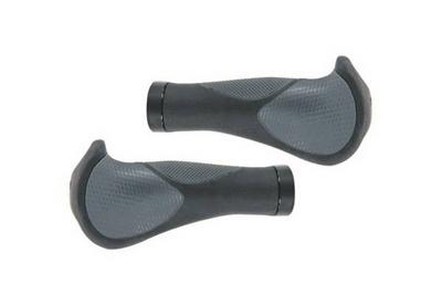 Qtcycletech qt cycle tech handvatten ergo 140mm zwart/grijs schroef op kaart