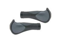 Qtcycletech qt cycle tech handvatten ergo 140mm zwart/grijs schroef op kaart - thumbnail