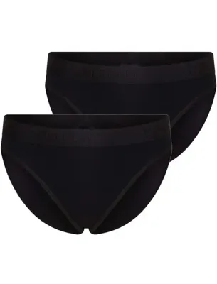 2-pak microfiber meisjes slips Young - Kinder onderbroek - 140 - Zwart - Onderbroek - Ondergoed