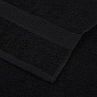 Saunahanddoeken 2 st 80x200 cm 360 g/m 100% katoen zwart - thumbnail