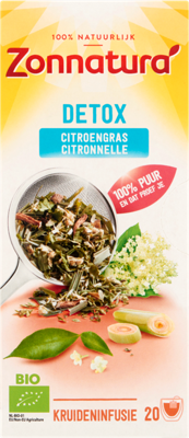 Zonnatura Detox citroengras bio 20 Zakjes