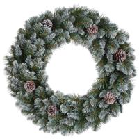 Empress wreath green frosted d90 cm kunstkerstboom Triumph Tree - Triumph tree - thumbnail