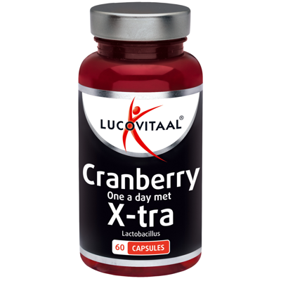 Lucovitaal Cranberry met X-tra Lactobacillus Capsules