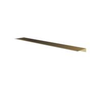 Hotbath &More Planchet 80 cm inclusief bevestigings rails Geborsteld messing PVD - thumbnail