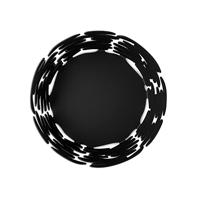 Alessi Barket Schaal zwart RVS 18 cm - thumbnail