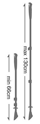 Leki Traveller Alu Wandelstokken Black/Silver-Gray/Neon-Yellow