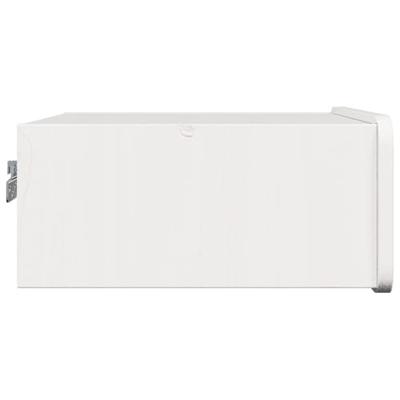 Nachtkastje 2 pcs Wit 39 x 34 x 16,5 cm Massief grenenhout