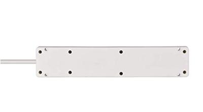 Brennenstuhl Bremounta stekkerdoos | 4-voudig | Wit | 1,5m H05VV-F 3G1,5 | Met schakelaar | FR/BE - 1150651124