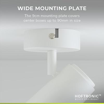 Riga - LED plafondlamp - Draaibaar en dimbaar - GU10 - Kantelbaar - Plafondspot - IP20 voor binnen - Wit Riga - LED plafondlamp - Draaibaar en dimbaar - GU10 - Kantelbaar - Plafondspot - IP20 voor binnen - Wit