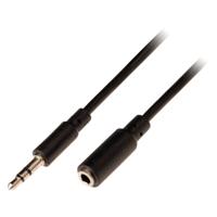 Stereo-Audiokabel | 3,5 mm Male - 3,5 mm Female | 10 m | Zwart - thumbnail