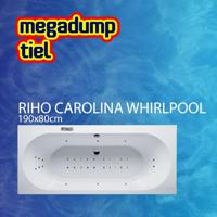 Ligbad Carolina 190X80X48 cm Sportpakket Deluxe Whirlpool Riho - thumbnail