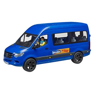bruder Mercedes-Benz Sprinter Transfer met bestuurder modelvoertuig - thumbnail