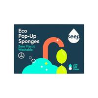 Seep Eco pop-up sponzen - 2 stuks - thumbnail