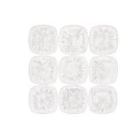 Wanddecoratie Home ESPRIT Wit Modern Verouderde afwerking 89 x 2,5 x 89 cm - thumbnail