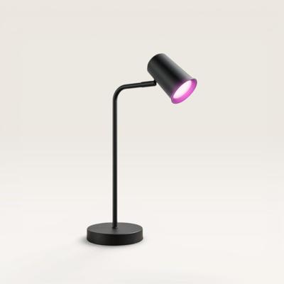 Riga - Smart LED Tafellamp - 5,5 Watt 345 Lumen - RGBWW - Kantelbaar en Draaibaar - GU10 - Wifi + Bluetooth - Google Home, Amazon Alexa en Siri - IP20 voor binnen - Zwart Riga - Smart LED Tafellamp - 5,5 Watt 345 Lumen - RGBWW - Kantelbaar en Draaibaar - GU10 - Wifi + Bluetooth - Google Home, Amazon Alexa en Siri - IP20 voor binnen - Zwart