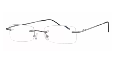 Randloos thin square-Zwart-+3.50 Randloos thin square-Zwart-+3.50