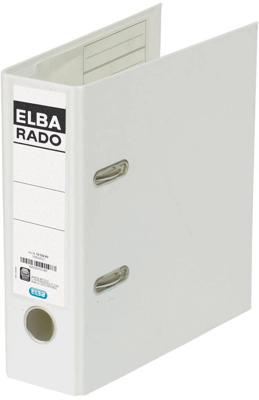 Elba Rado Plast ordner voor ft A5 staand, wit, rug van 7,5 cm Elba Rado Plast ordner voor ft A5 staand, wit, rug van 7,5 cm