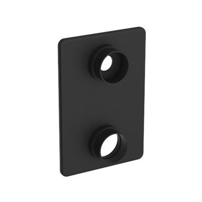 8mm verlengset mat zwart tbv 2-knops douchethermostaat
