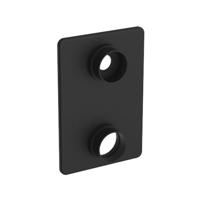 8mm verlengset mat zwart tbv 2-knops douchethermostaat - thumbnail