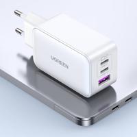 UGREEN Nexode Laadadapter 65 W USB-C bus, USB-C bus, USB-A-bus Wit Binnen - thumbnail