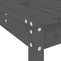 9-delige Tuinbarset massief grenenhout grijs - thumbnail