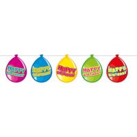 Happy birthday ballonnen slinger - thumbnail