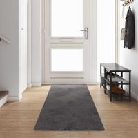 Tapijt Loper Grijs 80 x 400 cm 100% Polypropylene Tuft - thumbnail