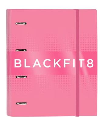 Ringmap BlackFit8 Glow up A4 Roze (27 x 32 x 3.5 cm) Ringmap BlackFit8 Glow up A4 Roze (27 x 32 x 3.5 cm)